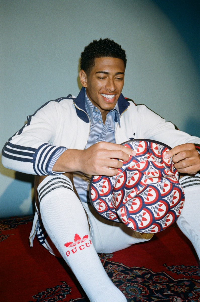 Jude Bellingham für adidas x Gucci, fotografiert von Pete Martin